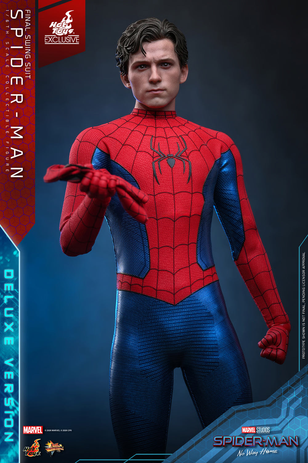 PRE ORDER - Hot Toys EXCLUSIVE - Spiderman No Way Home - Spiderman (Final Swing Suit) MMS922 -1/6 Scale Collectible Figure