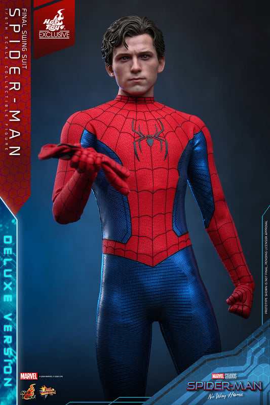 PRE ORDER - Hot Toys EXCLUSIVE - Spiderman No Way Home - Spiderman (Final Swing Suit) MMS922 -1/6 Scale Collectible Figure