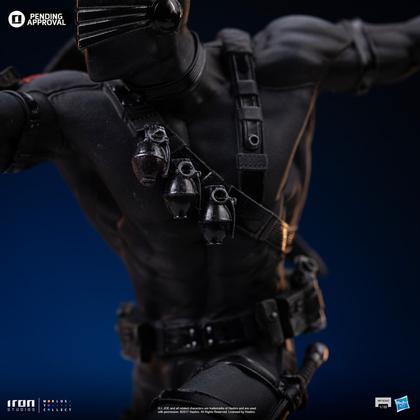 Iron Studio Snake Eyes - GI Joe - Art Scale 1/10