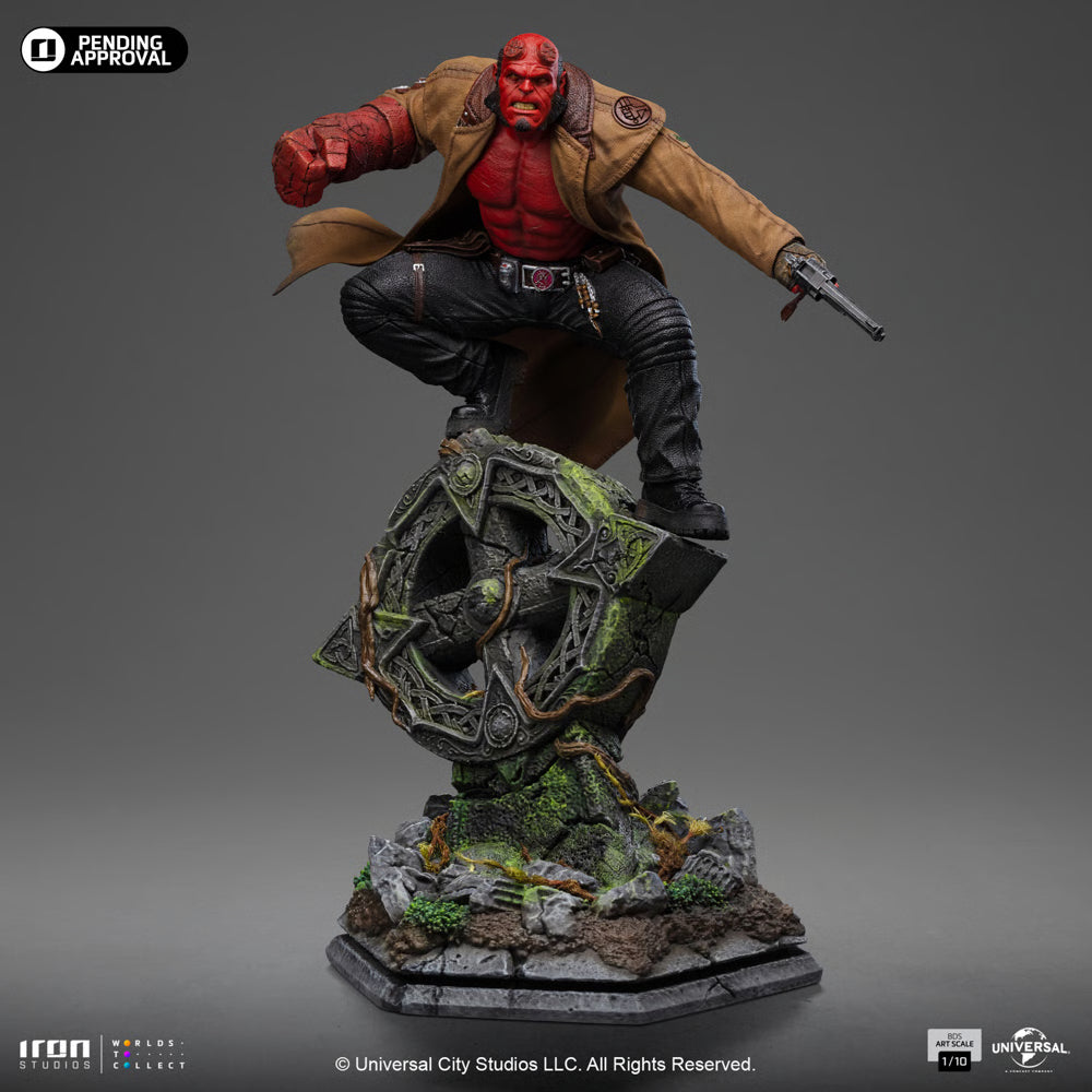 STOCK - Iron Studio Hellboy - Hellboy 2: The Golden Army Art Scale 1/10