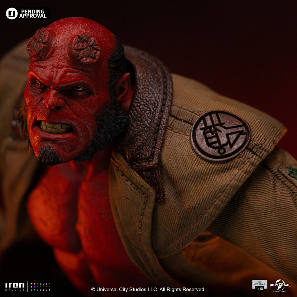 STOCK - Iron Studio Hellboy - Hellboy 2: The Golden Army Art Scale 1/10