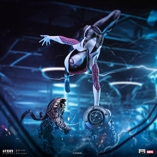 STOCK - Iron Studios Ghost Spider Spiderman vs Villains BDS Art 1/10 Scale Statue