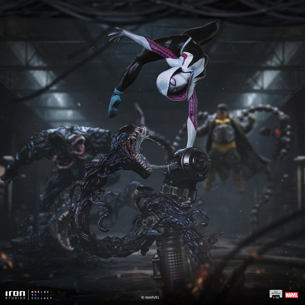 Iron Studios Ghost Spider Spiderman vs Villains BDS Art 1/10 Scale Statue