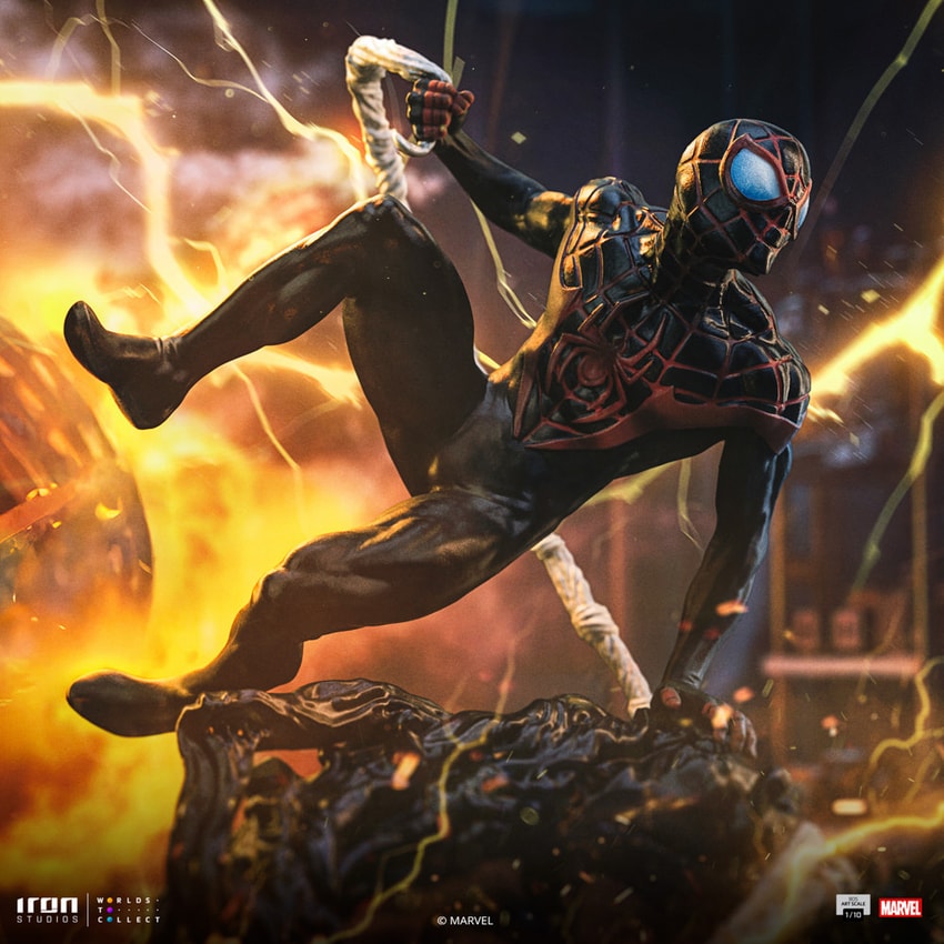 Iron Studios Miles Morales Spiderman vs Villains BDS Art 1/10 Scale Statue