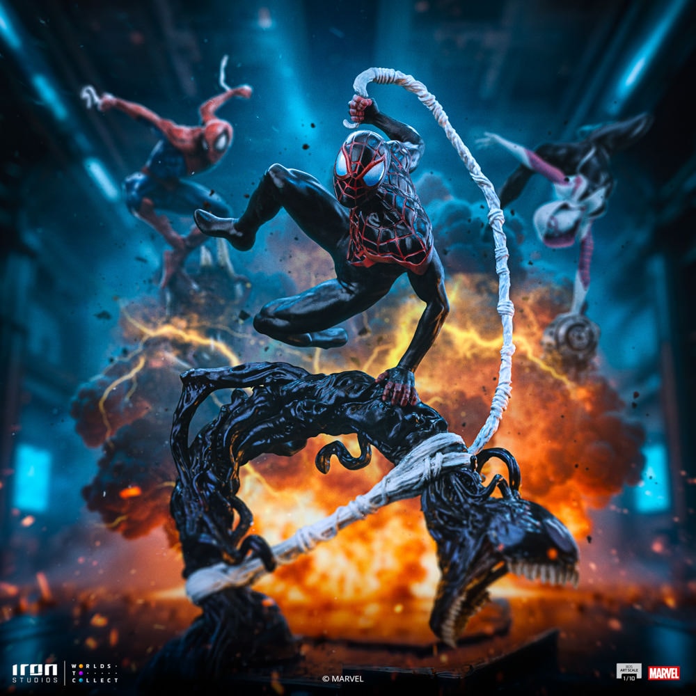 Iron Studios Miles Morales Spiderman vs Villains BDS Art 1/10 Scale Statue