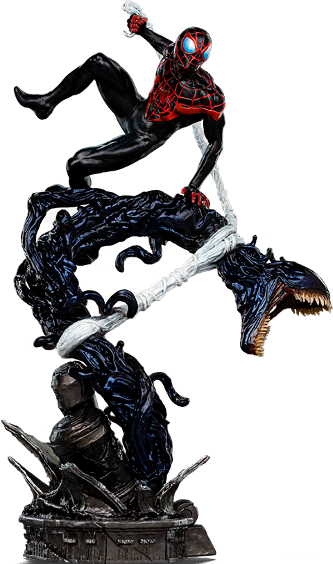 Iron Studios Miles Morales Spiderman vs Villains BDS Art 1/10 Scale Statue