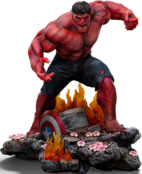 Iron Studio Red Hulk - Brave New World - Art Scale 1/10 Scale