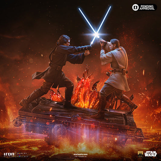 Iron Studio Anakin vs Obi Wan - Star Wars - Art Scale 1/10 Statue
