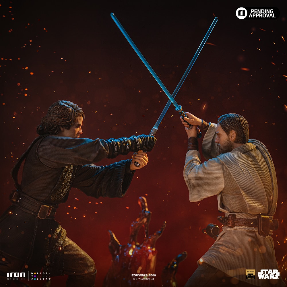 Iron Studio Anakin vs Obi Wan - Star Wars - Art Scale 1/10 Statue