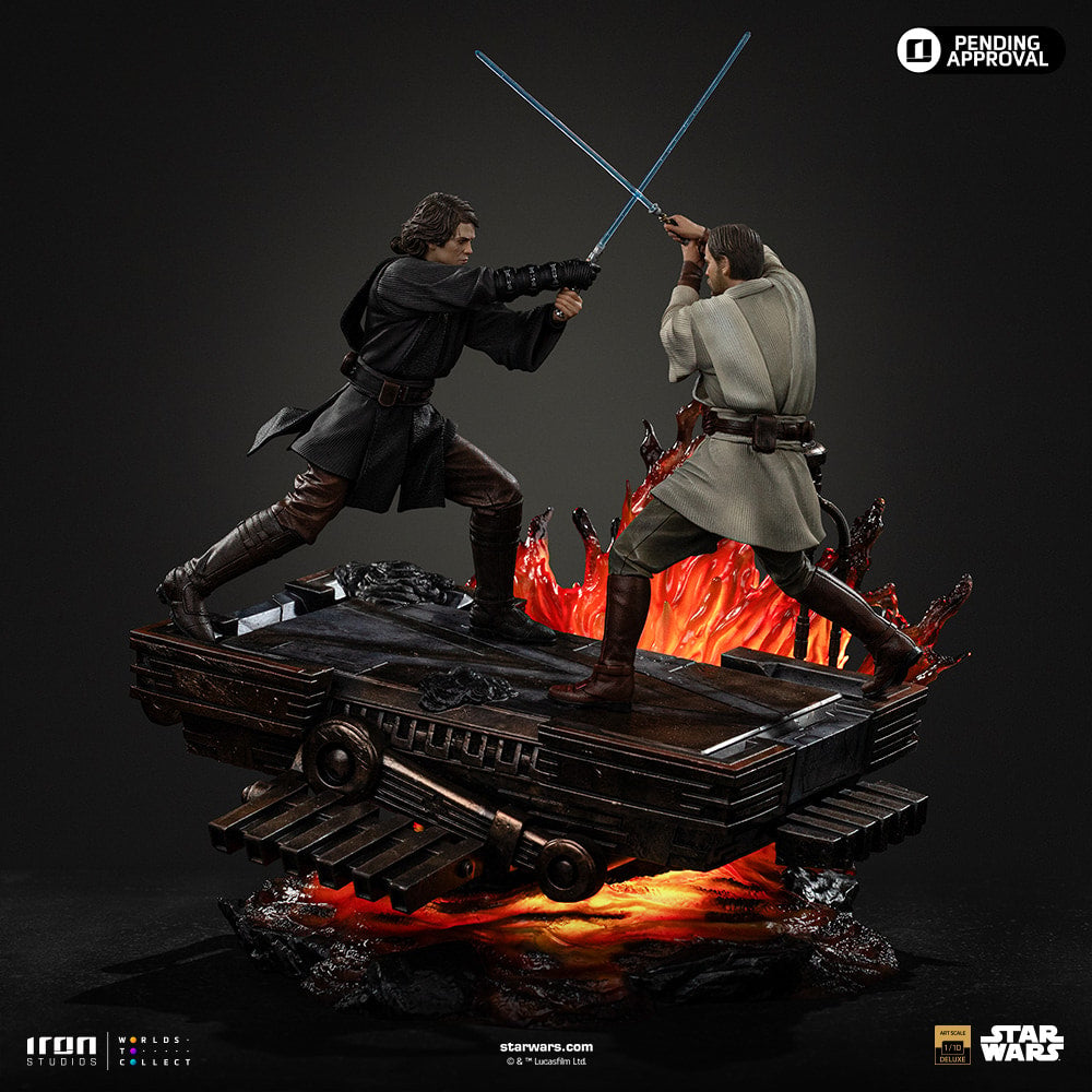 Iron Studio Anakin vs Obi Wan - Star Wars - Art Scale 1/10 Statue