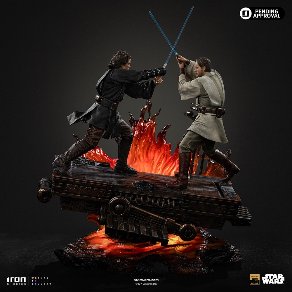 Iron Studio Anakin vs Obi Wan - Star Wars - Art Scale 1/10 Statue