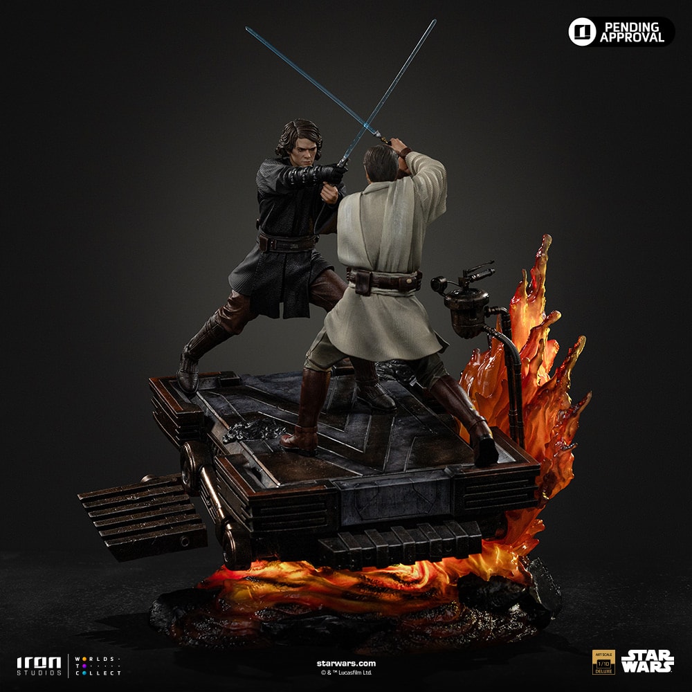 Iron Studio Anakin vs Obi Wan - Star Wars - Art Scale 1/10 Statue