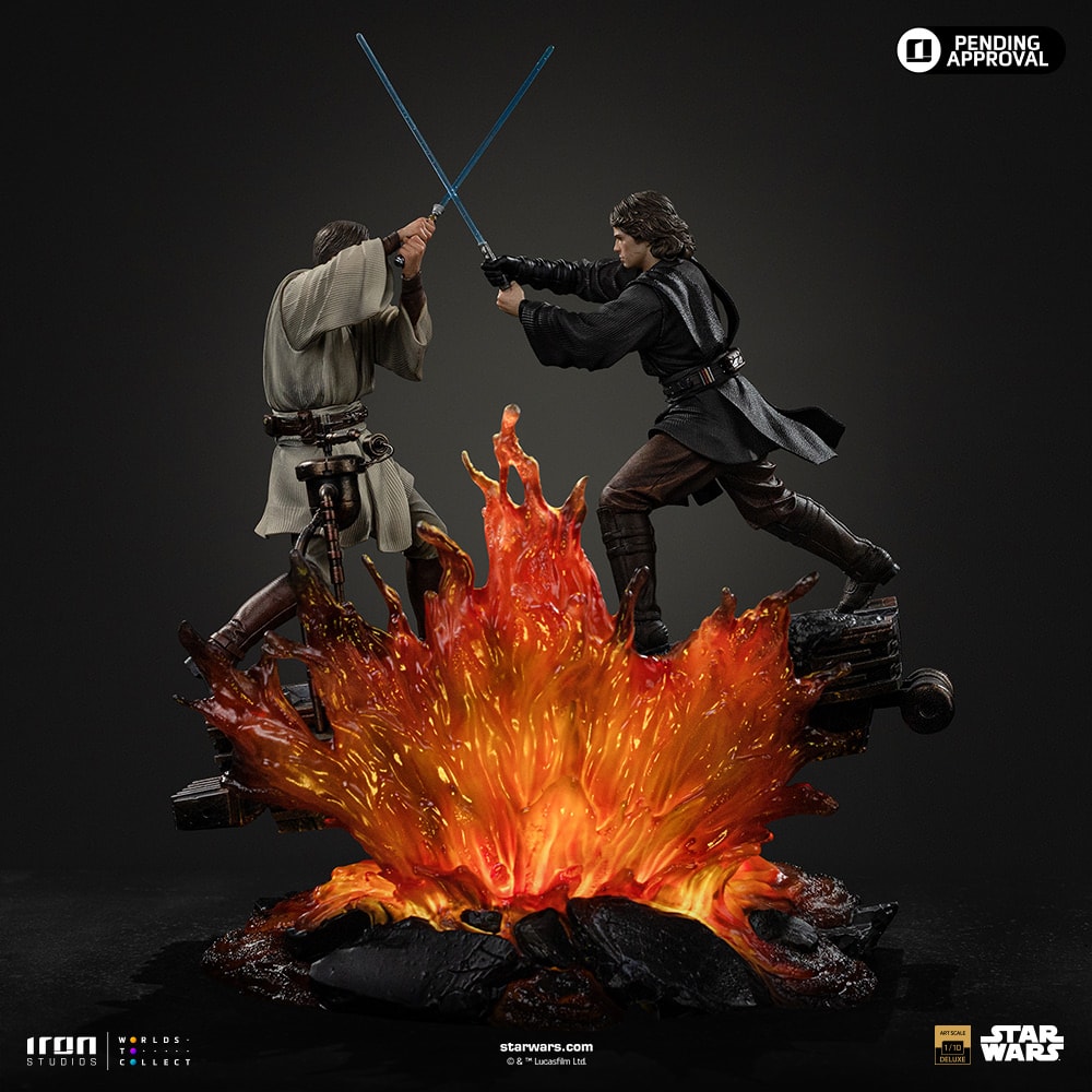 Iron Studio Anakin vs Obi Wan - Star Wars - Art Scale 1/10 Statue