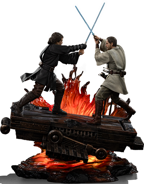 Iron Studio Anakin vs Obi Wan - Star Wars - Art Scale 1/10 Statue