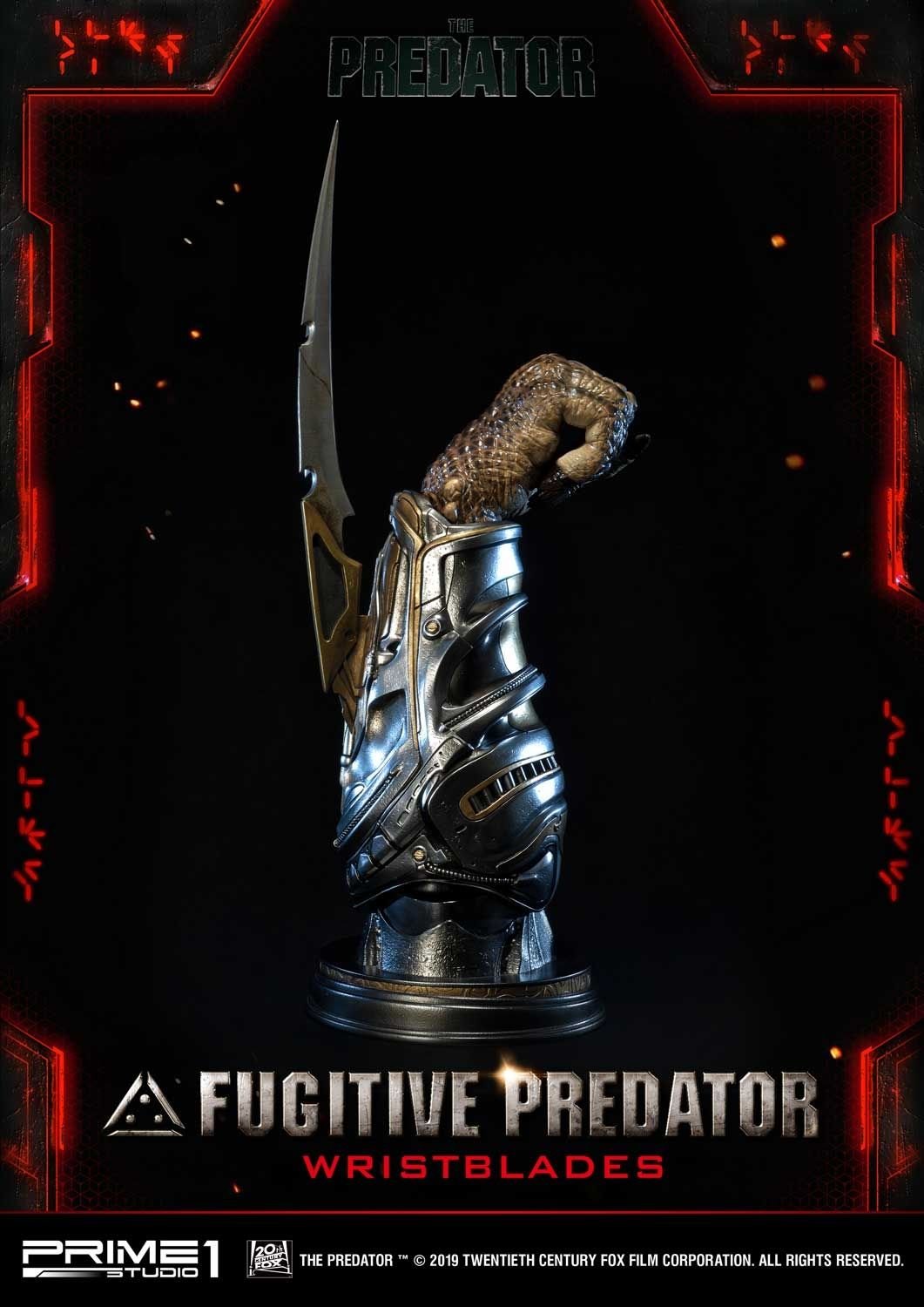 Prime 1 Studio Life Size 1/1 Scale The Predator (Film) Fugitive Predator Wristblades LSTPR-02