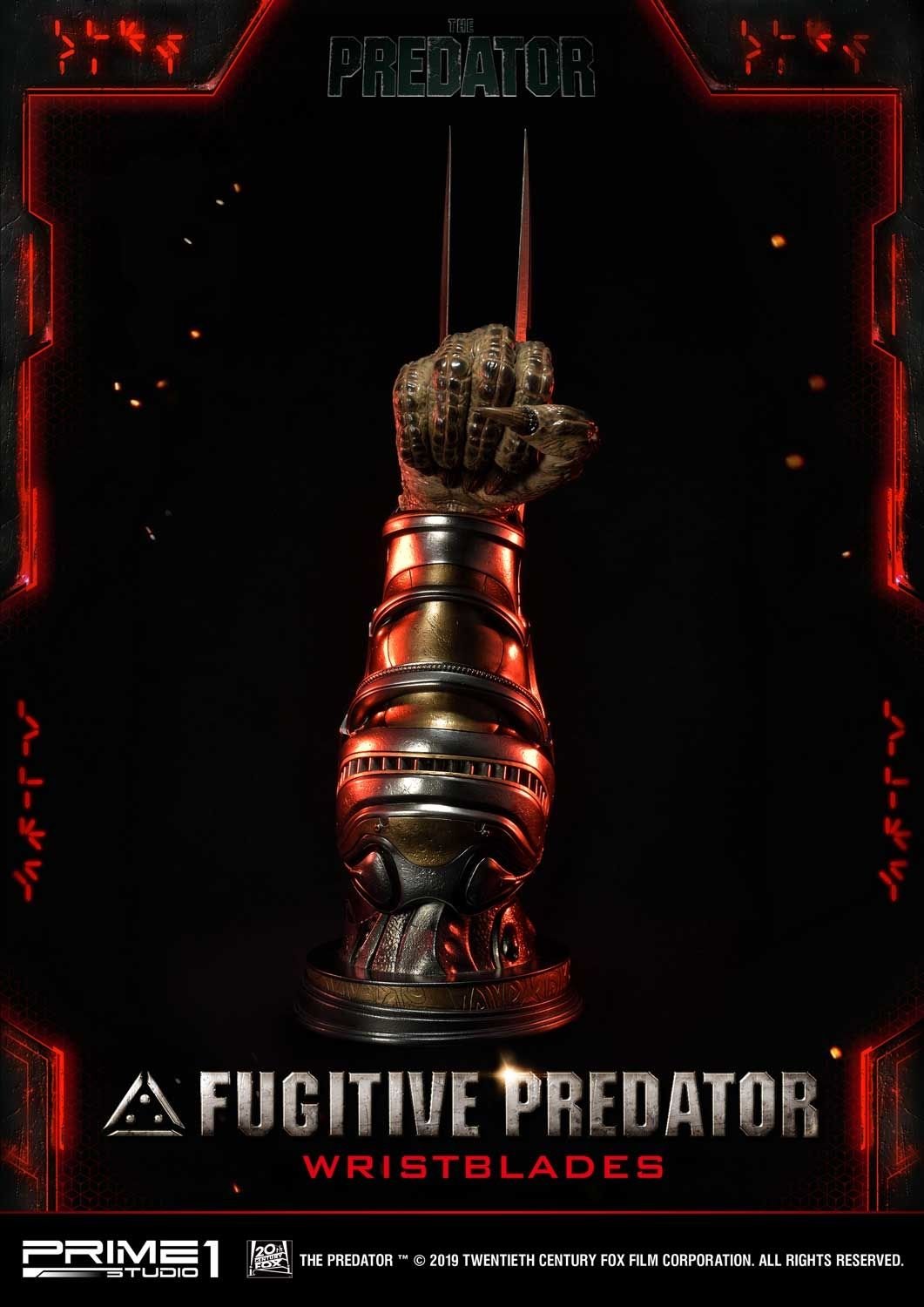 Prime 1 Studio Life Size 1/1 Scale The Predator (Film) Fugitive Predator Wristblades LSTPR-02