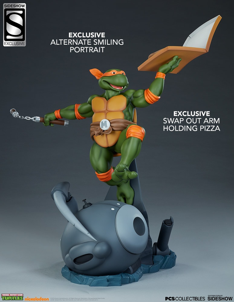 Exclusive Version ! PCS 1/4 Scale Michelangelo Teenage Mutant Ninja Turtles TMNT