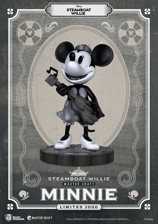 STOCK - Beast Kingdom Minnie Mouse Master Craft Figurine Steamboat Willie MC-052