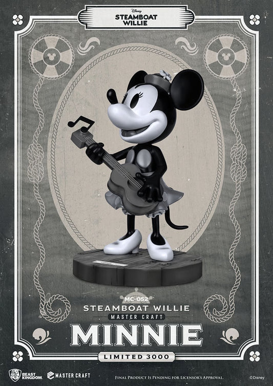 STOCK - Beast Kingdom Minnie Mouse Master Craft Figurine Steamboat Willie MC-052