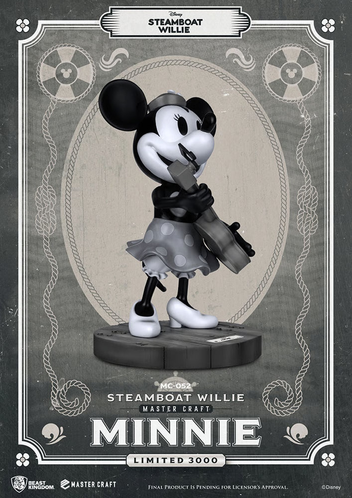 STOCK - Beast Kingdom Minnie Mouse Master Craft Figurine Steamboat Willie MC-052