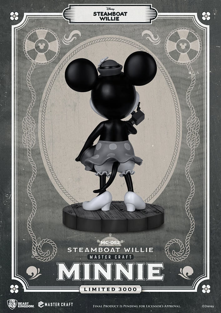 STOCK - Beast Kingdom Minnie Mouse Master Craft Figurine Steamboat Willie MC-052