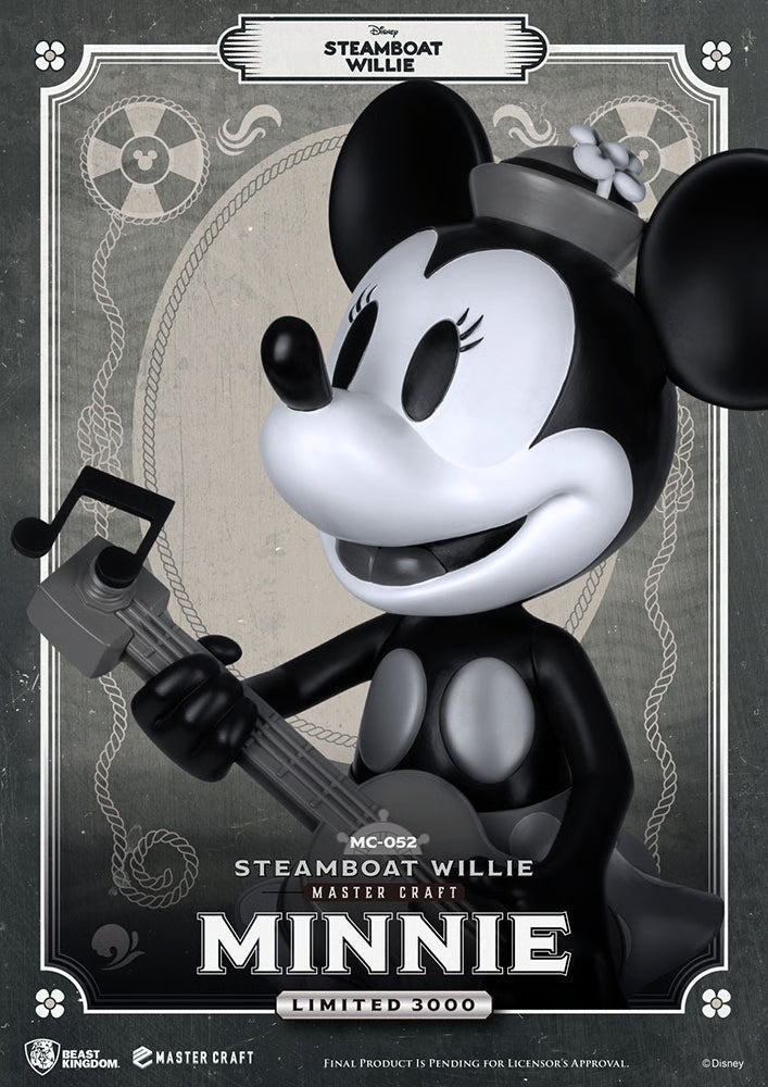 STOCK - Beast Kingdom Minnie Mouse Master Craft Figurine Steamboat Willie MC-052