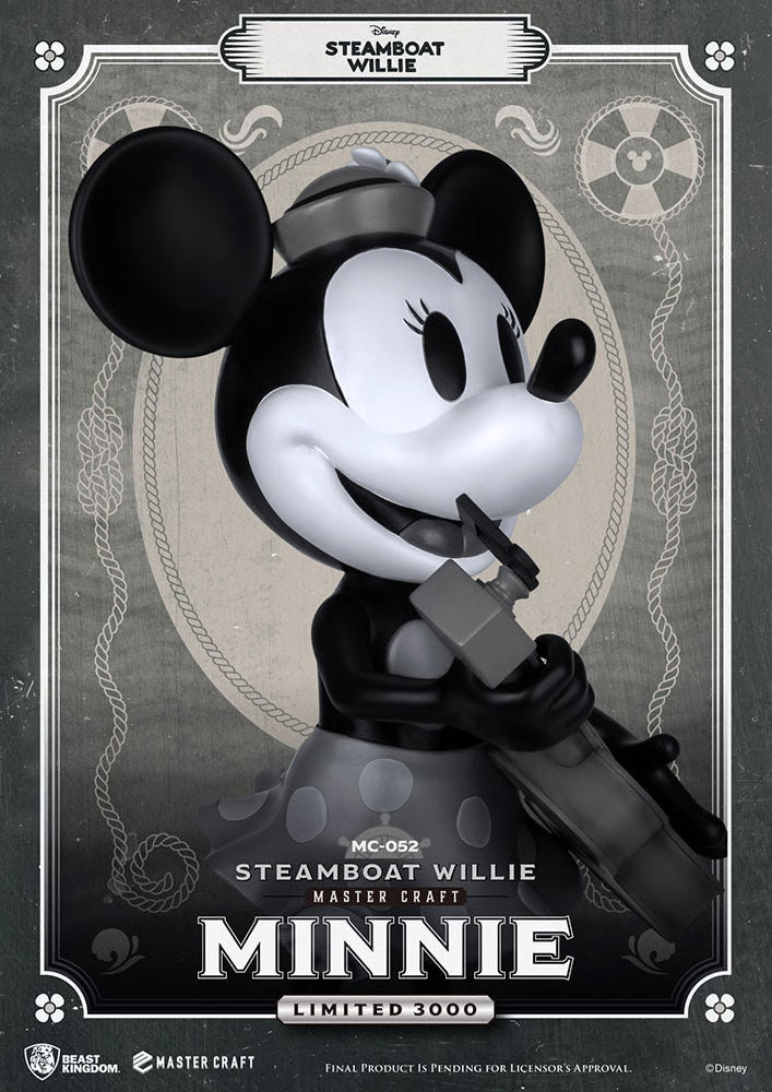 STOCK - Beast Kingdom Minnie Mouse Master Craft Figurine Steamboat Willie MC-052