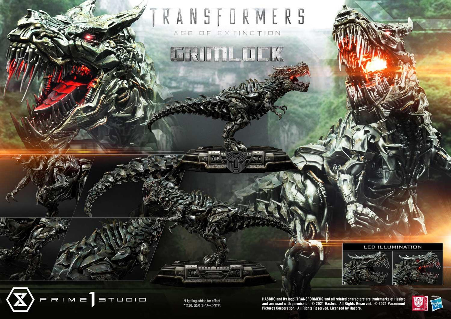 Prime 1 Studio Transformers: Age of Extinction (Film) - Grimlock