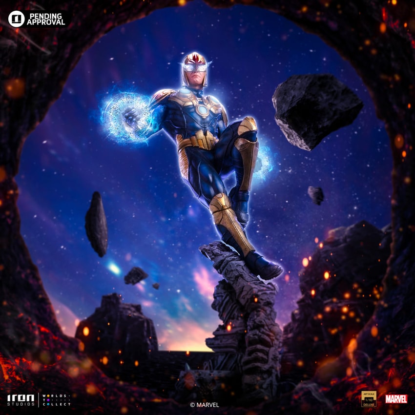 Iron Studios Nova Deluxe - Infinity Gauntlet Diorama - BDS Art Scale 1/10 Statue