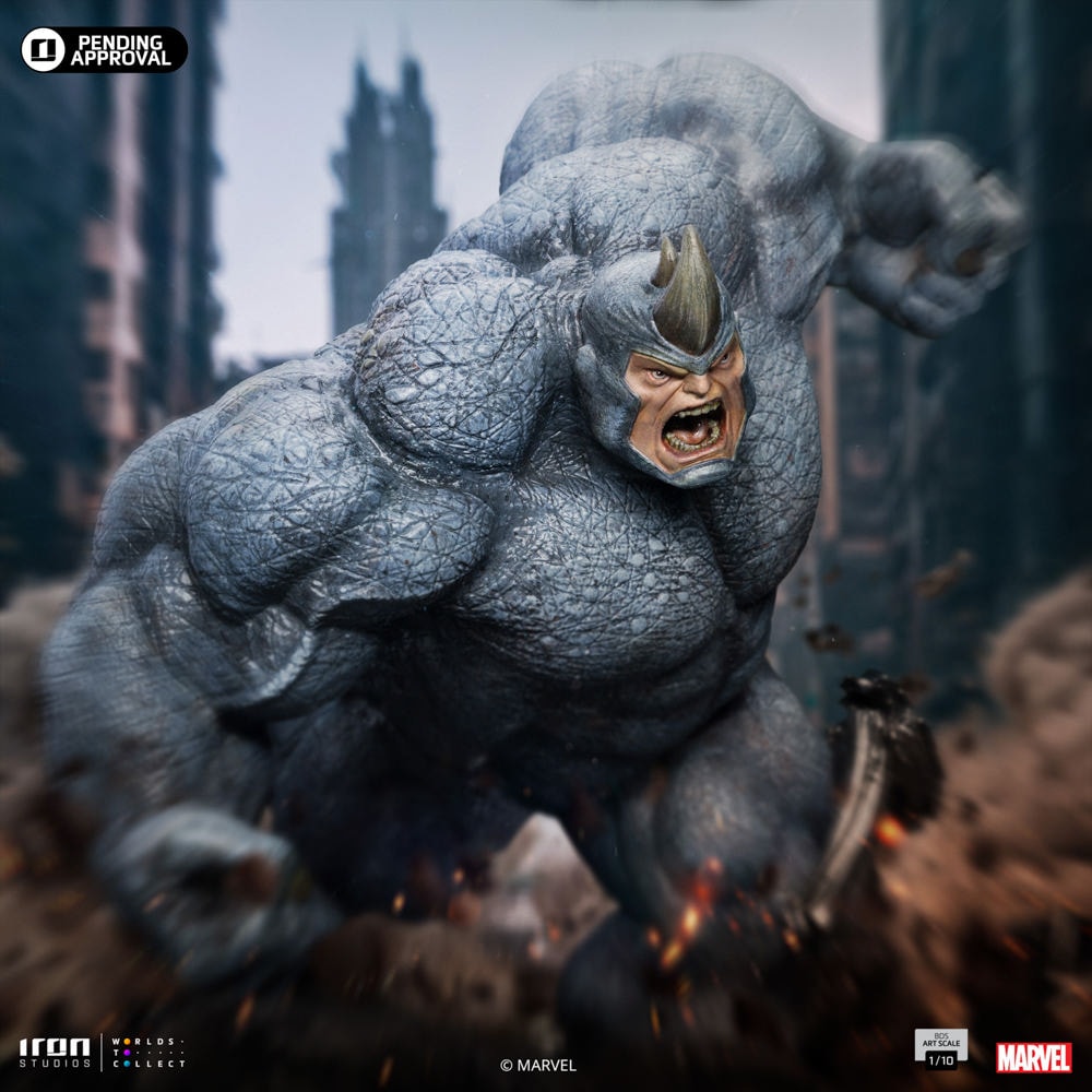 Iron Studios Rhino Spiderman vs Villains BDS Art 1/10 Scale Statue