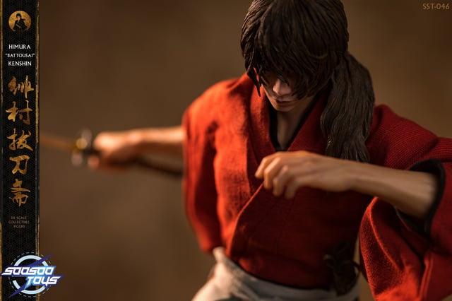 Soosootoys SST046 1/6 Scale Himura Kenshin (Rurouni Kenshin) Ronin Kenshin figure
