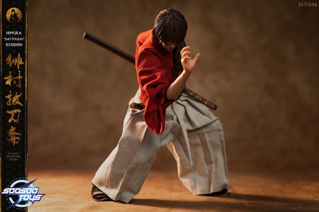 Soosootoys SST046 1/6 Scale Himura Kenshin (Rurouni Kenshin) Ronin Kenshin figure