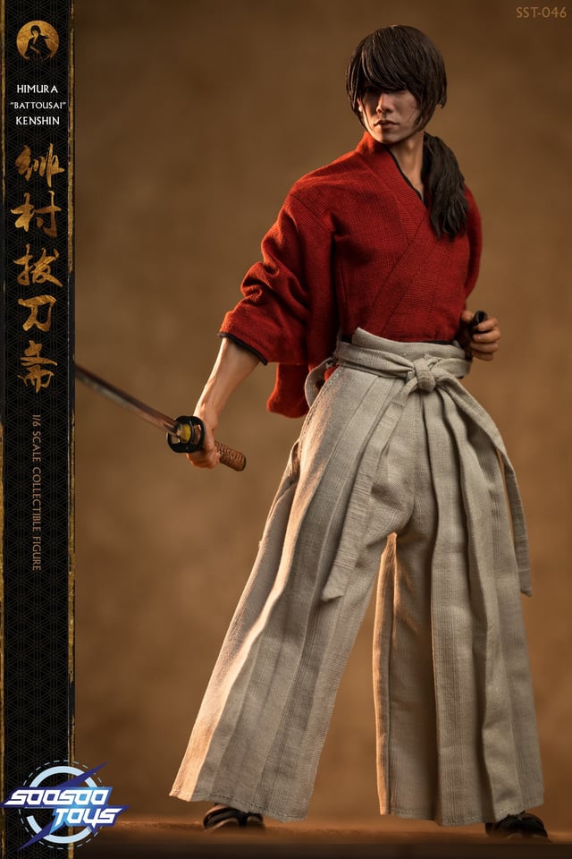 Soosootoys SST046 1/6 Scale Himura Kenshin (Rurouni Kenshin) Ronin Kenshin figure