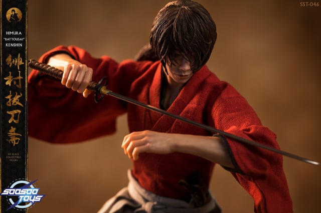 Soosootoys SST046 1/6 Scale Himura Kenshin (Rurouni Kenshin) Ronin Kenshin figure