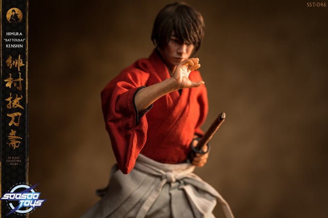 Soosootoys SST046 1/6 Scale Himura Kenshin (Rurouni Kenshin) Ronin Kenshin figure