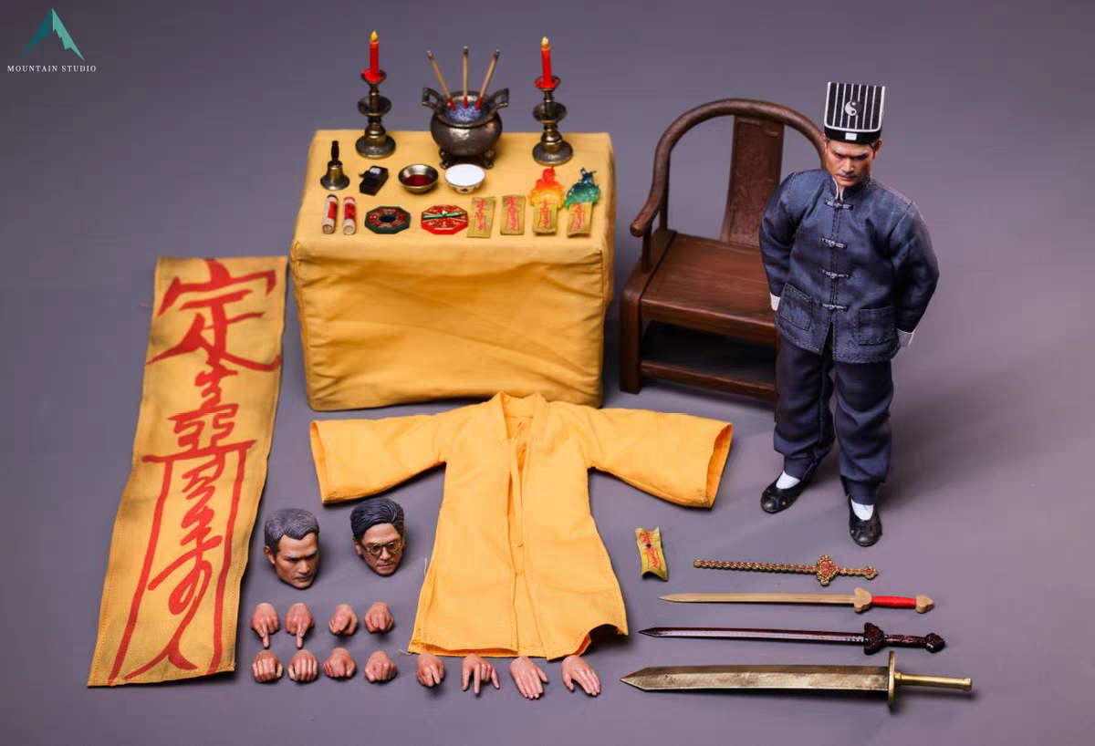 DELUXE VERSION ! Mountain Studio 黄衣侠 一眉道人 九叔 英叔 1/12 Vampire