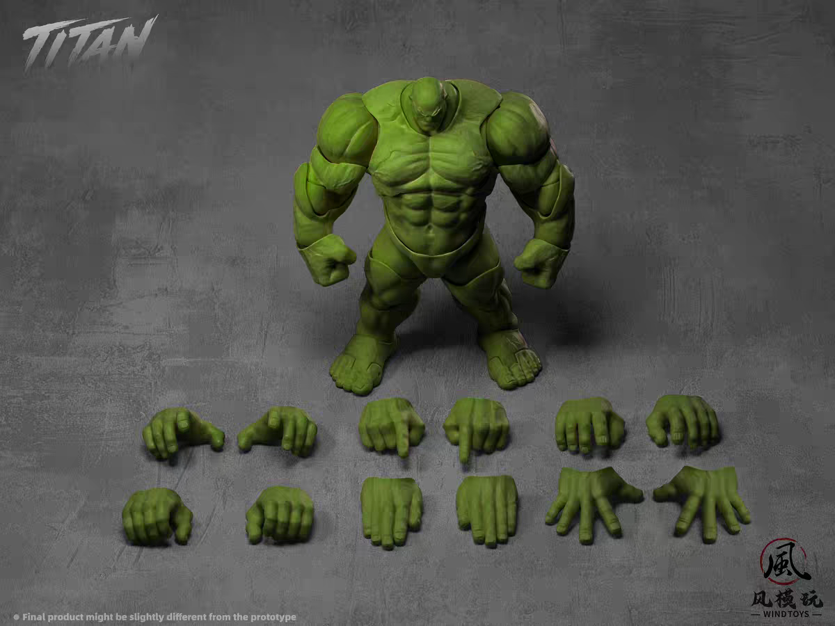 PRE ORDER - 19cm Wind toys 1/12 Titan action figure 7.5 inch FMW009 FMW010 FMW011 FMW012 White Green Red Gray