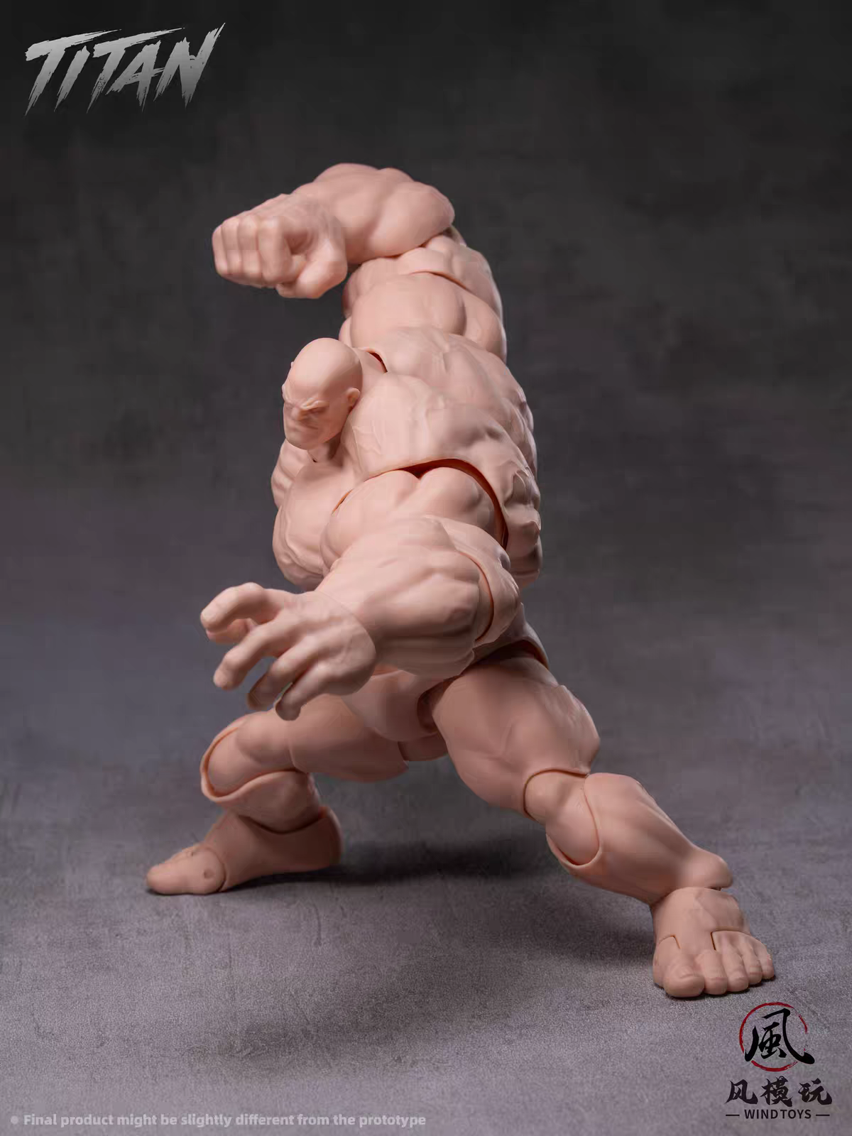 PRE ORDER - 19cm Wind toys 1/12 Titan action figure 7.5 inch FMW009 FMW010 FMW011 FMW012 White Green Red Gray