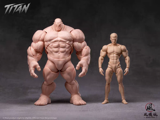 PRE ORDER - 19cm Wind toys 1/12 Titan action figure 7.5 inch FMW009 FMW010 FMW011 FMW012 White Green Red Gray