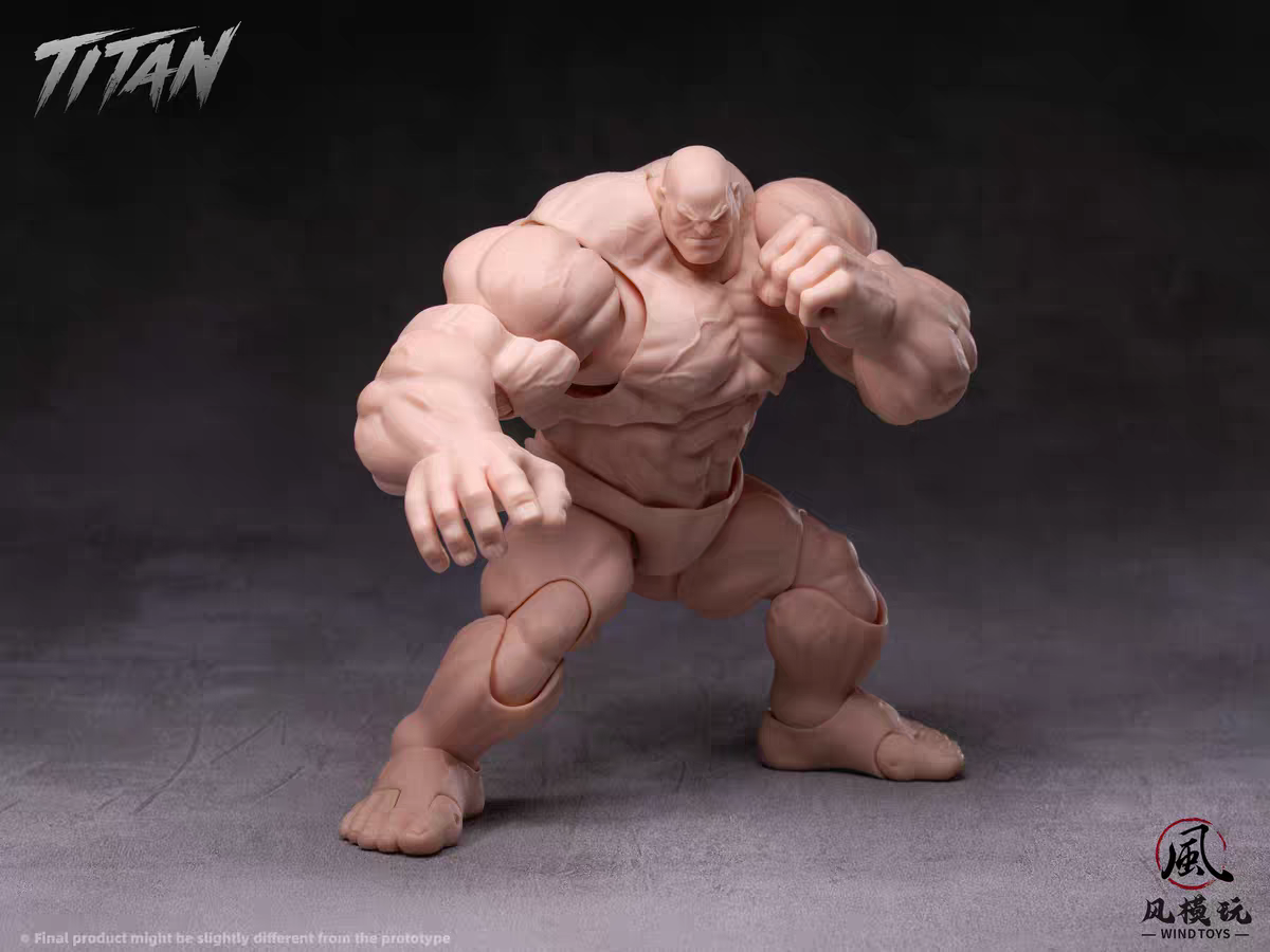PRE ORDER - 19cm Wind toys 1/12 Titan action figure 7.5 inch FMW009 FMW010 FMW011 FMW012 White Green Red Gray