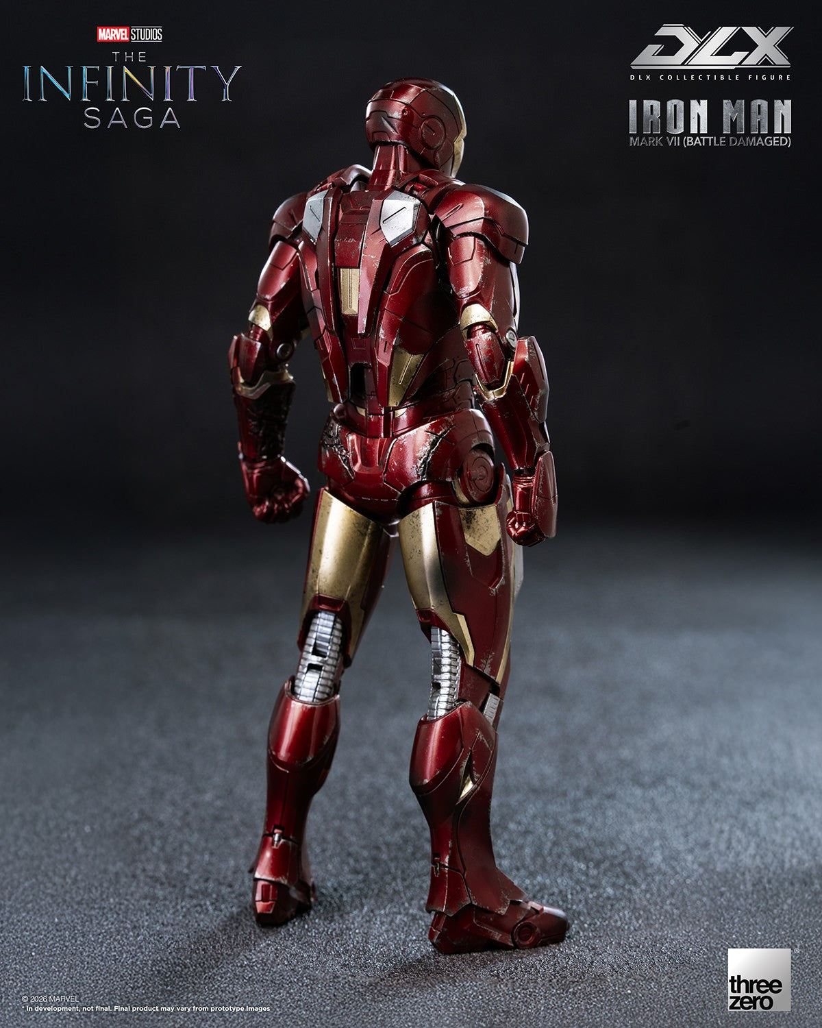 Threezero Dlx Iron Man Mark 7 Battle Damaged