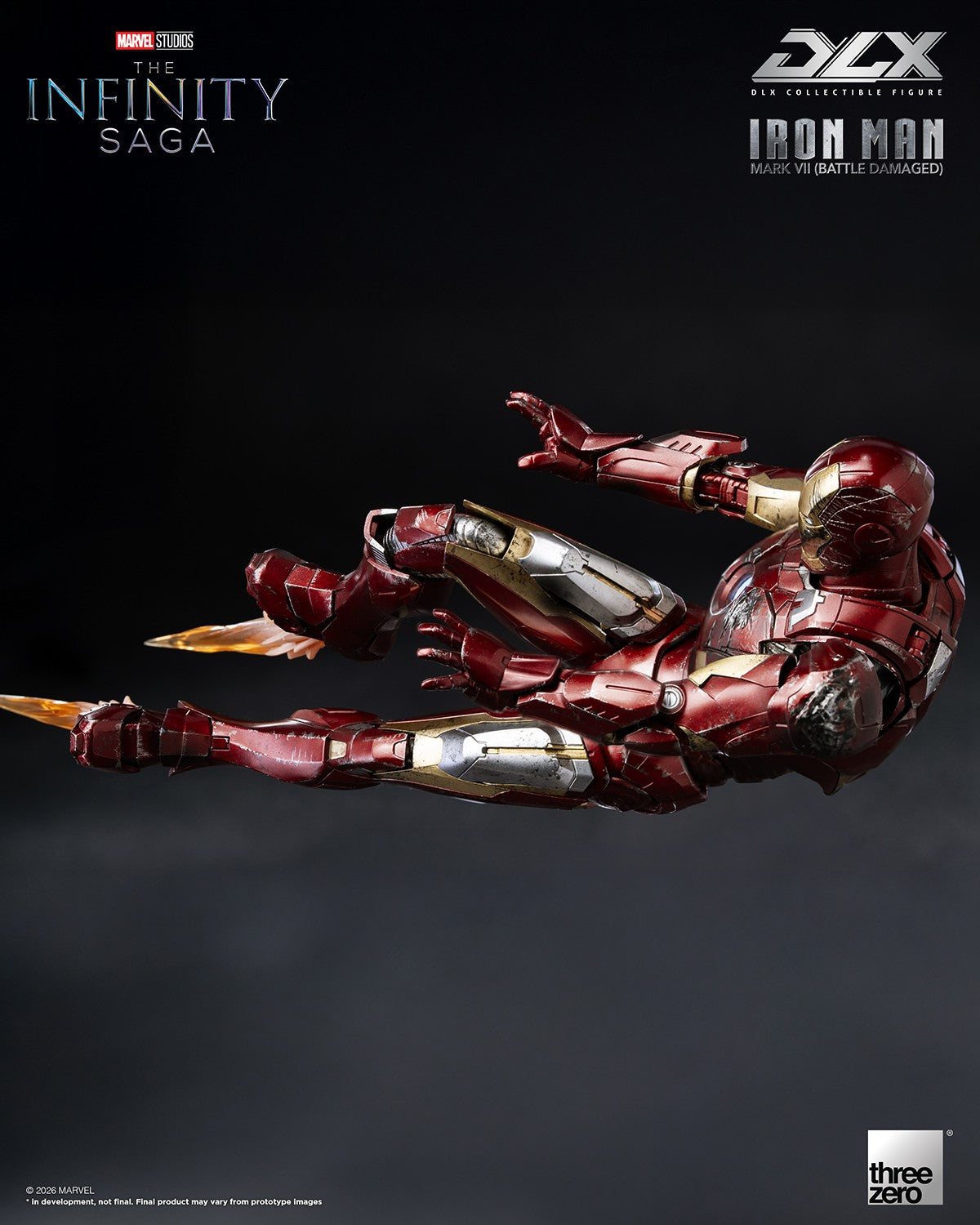 Threezero Dlx Iron Man Mark 7 Battle Damaged
