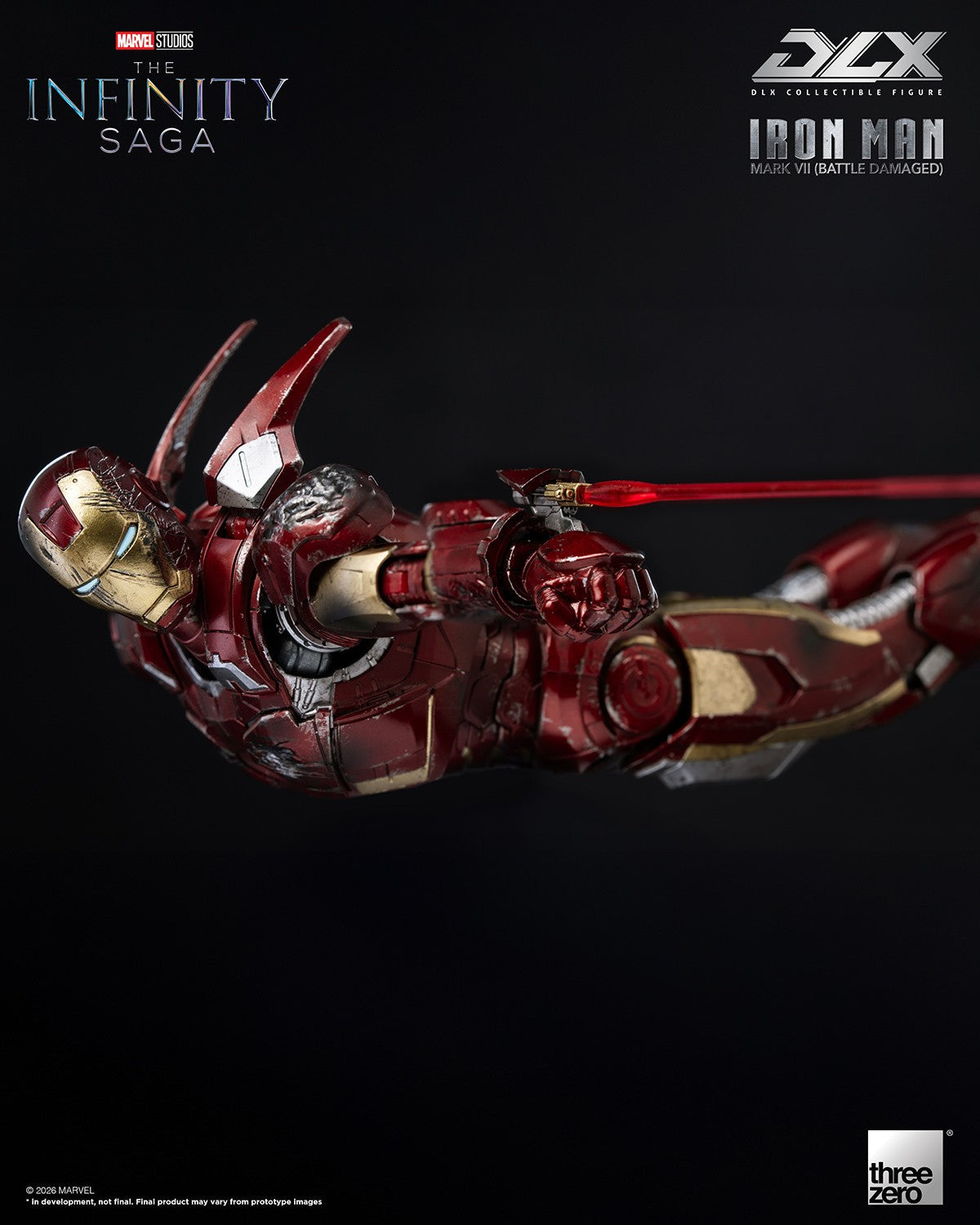 Threezero Dlx Iron Man Mark 7 Battle Damaged