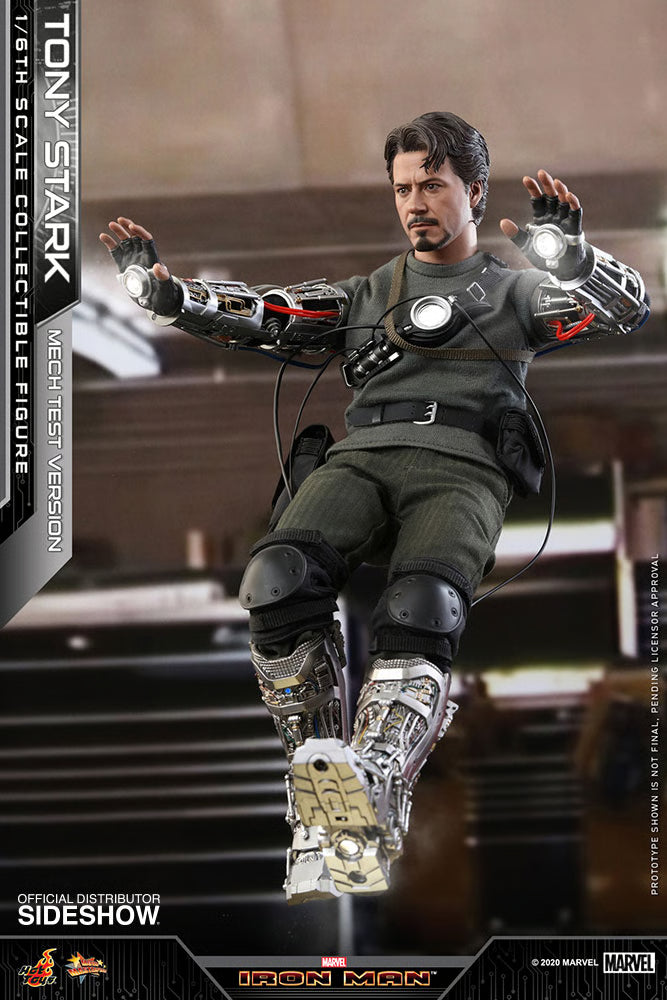 STOCK - Special Edition Hot Toys MMS582B Tony Stark Mech Test Version 2.0 Deluxe Edition