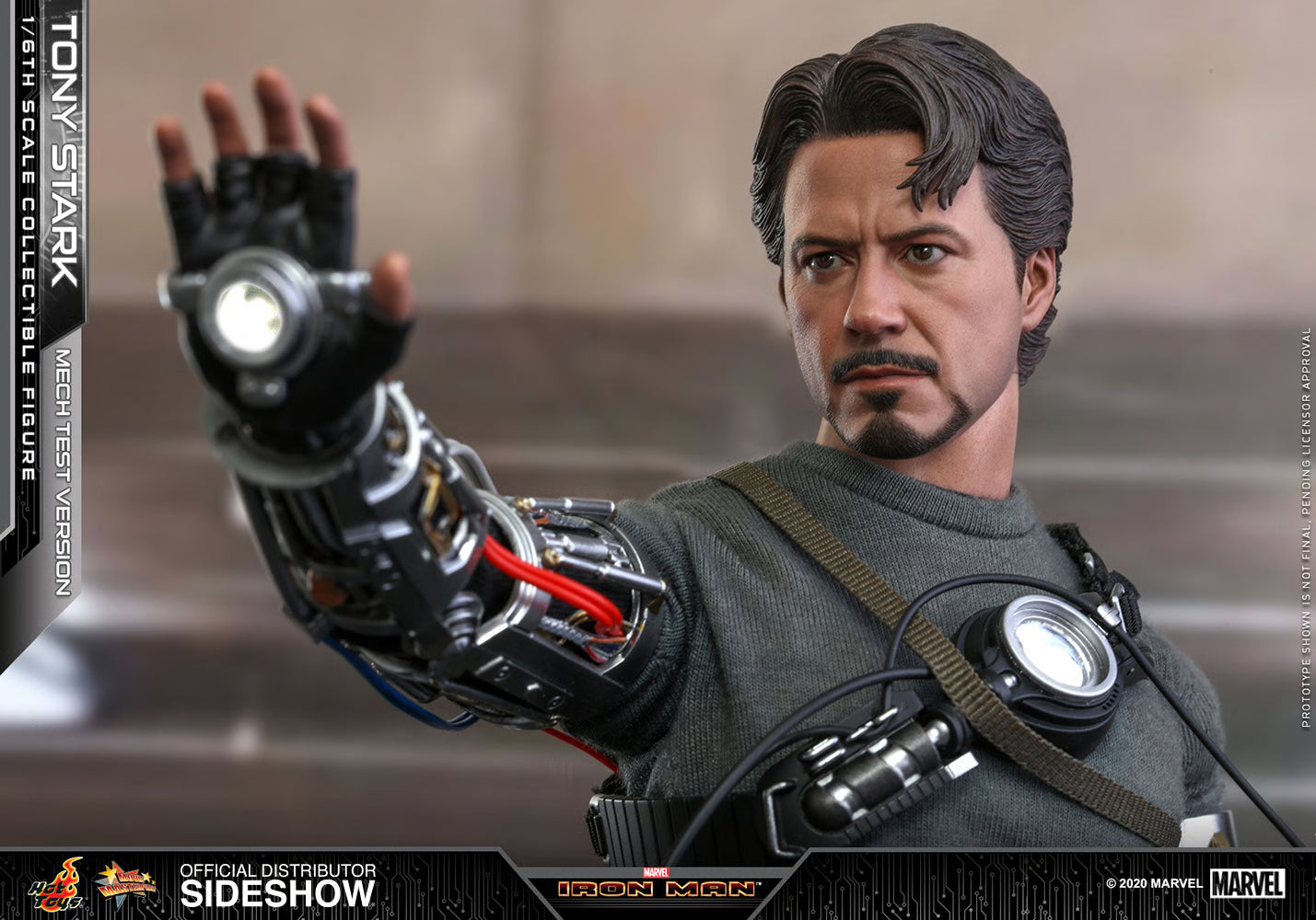 STOCK - Special Edition Hot Toys MMS582B Tony Stark Mech Test Version 2.0 Deluxe Edition