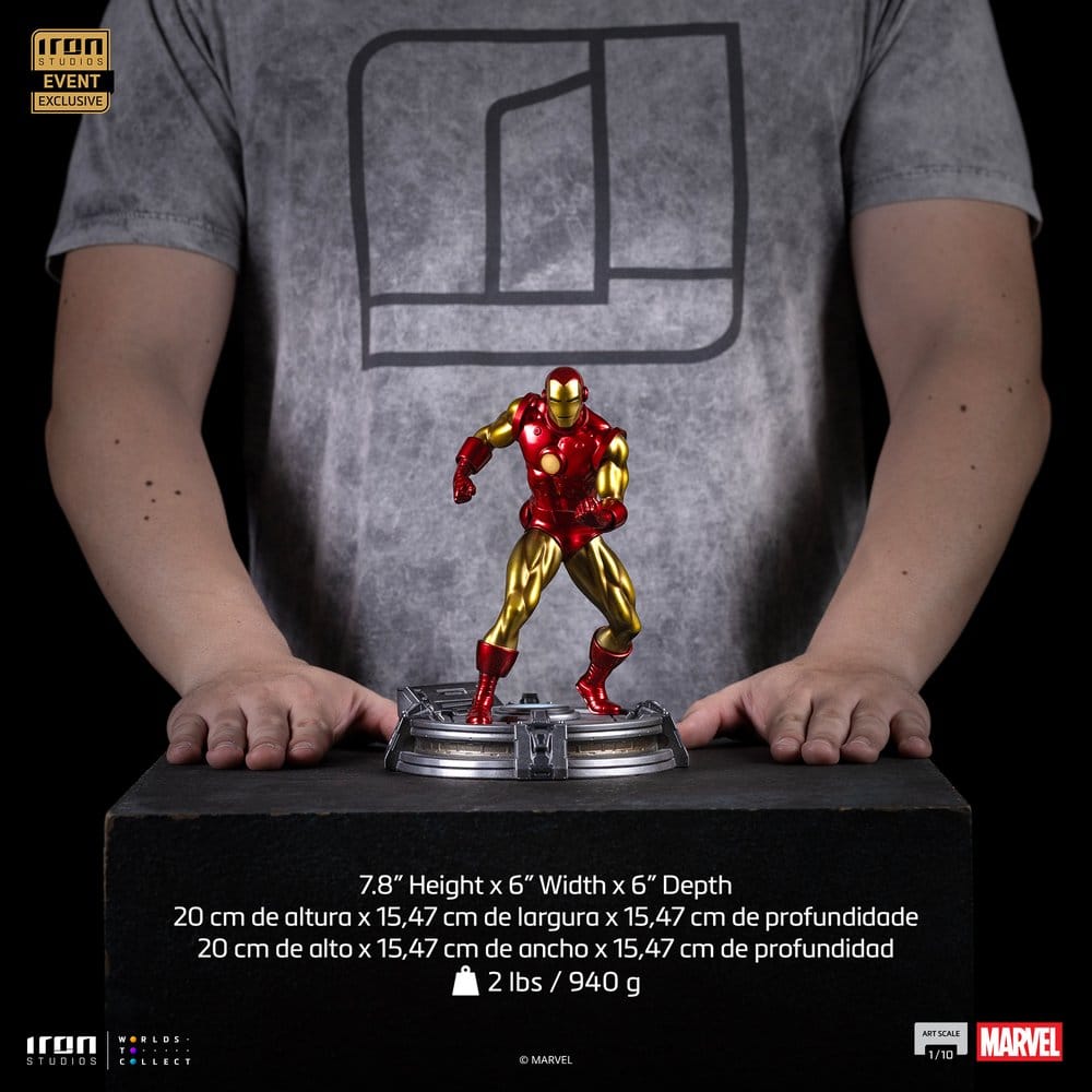 STOCK - Exclusive Iron Studio Iron Man Art Scale 1/10
